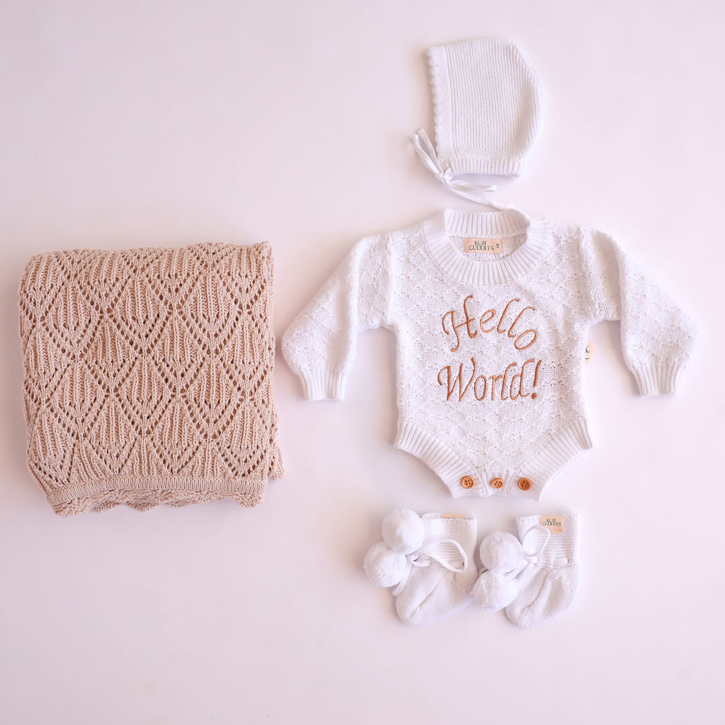 Hello world baby outfit shop