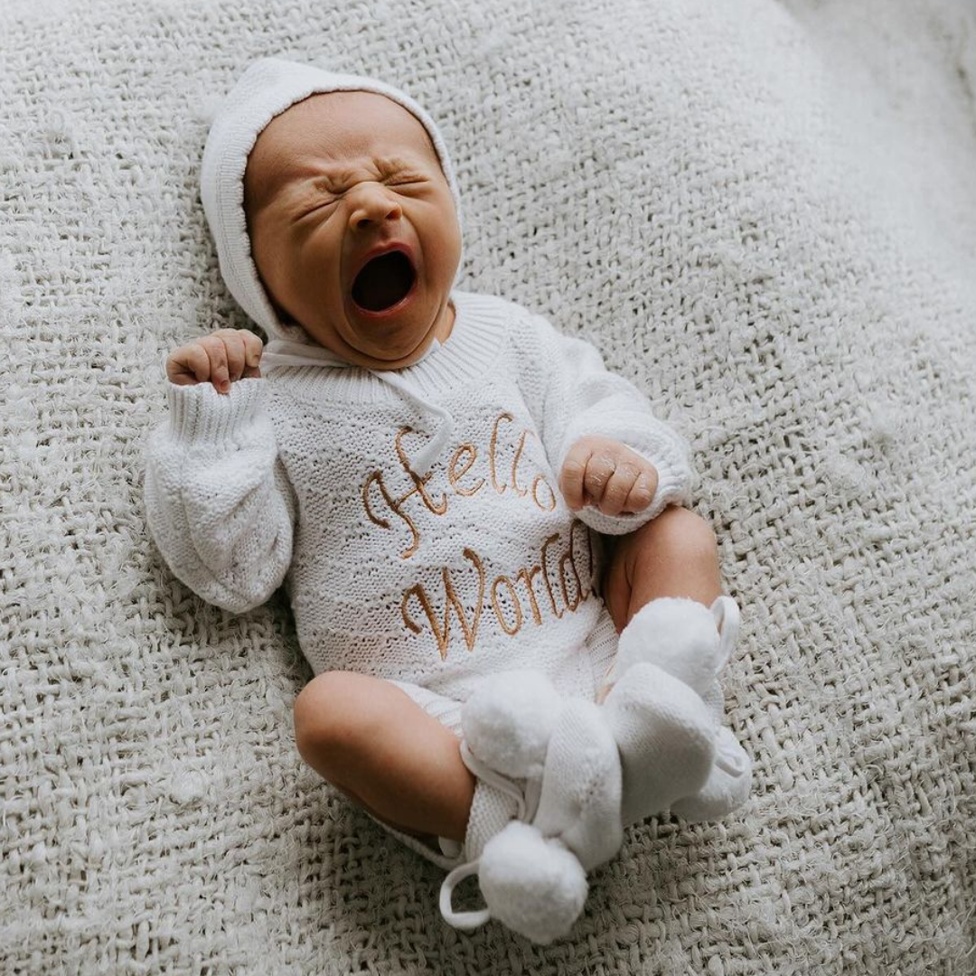 Hello world infant 2024 outfit