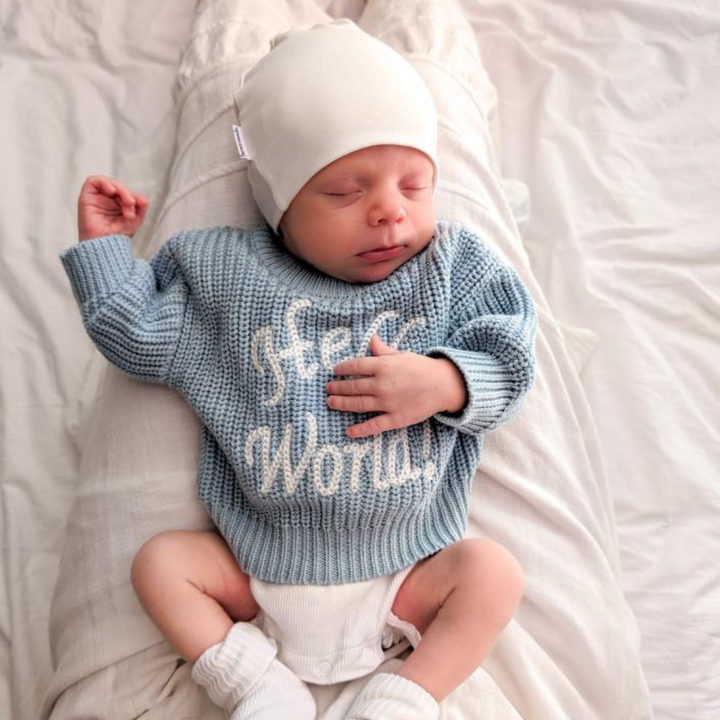 Hello World Knit - Sky
