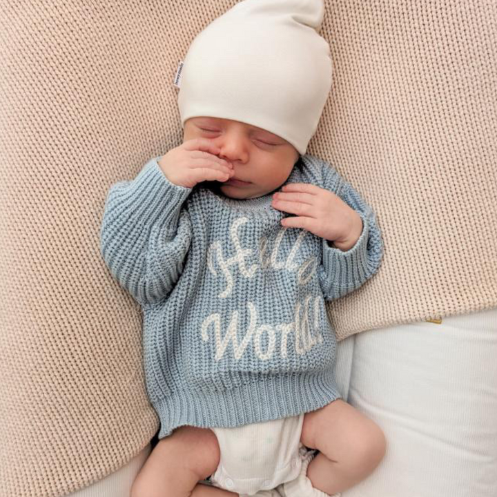 Hello World Knit - Sky