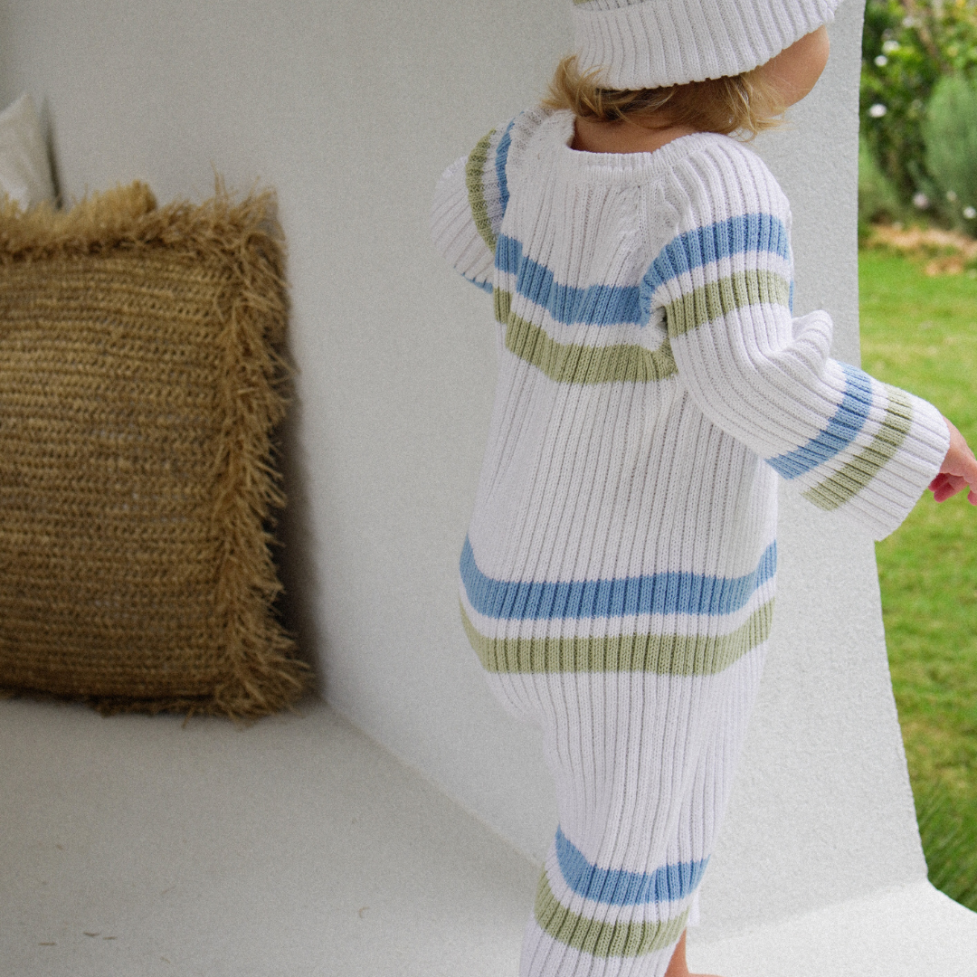 Organic Ribbed Knit Jumpsuit