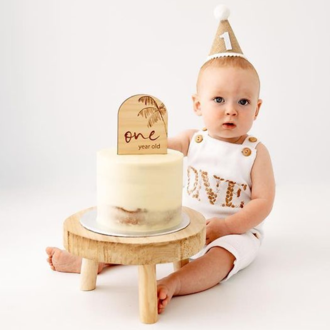 Birthday Romper Milk