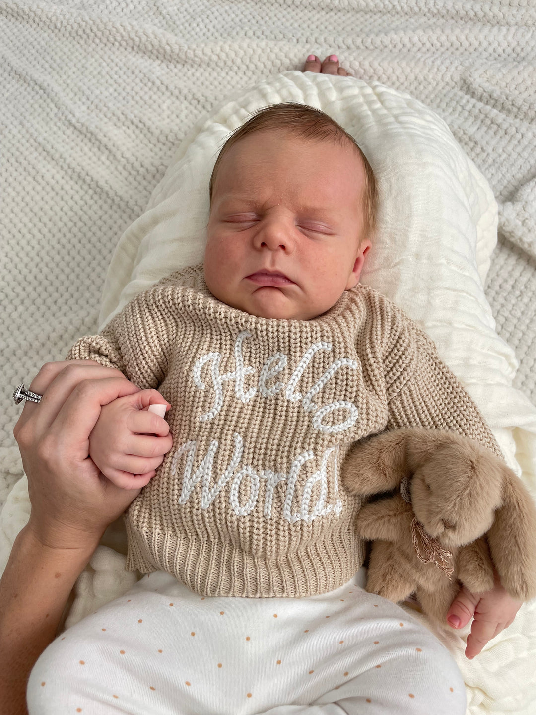 Hello World Knit - Sand