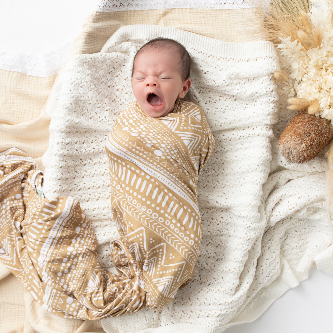 Bamboo jersey swaddle 2025