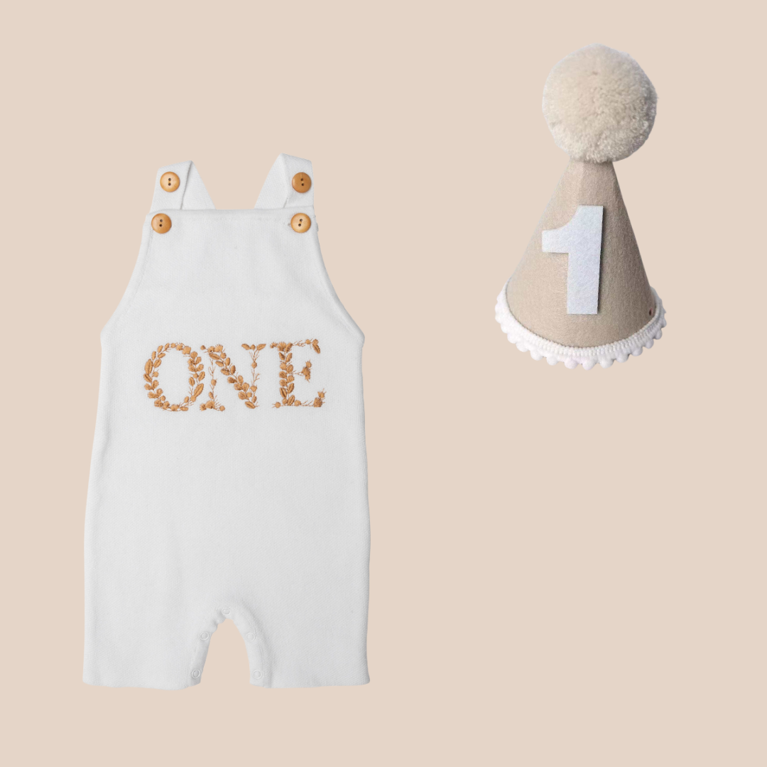 Birthday Romper - Milk