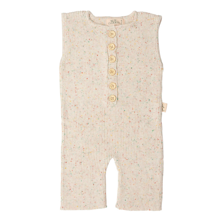 Sprinkled Ribbed Playsuit- Billie