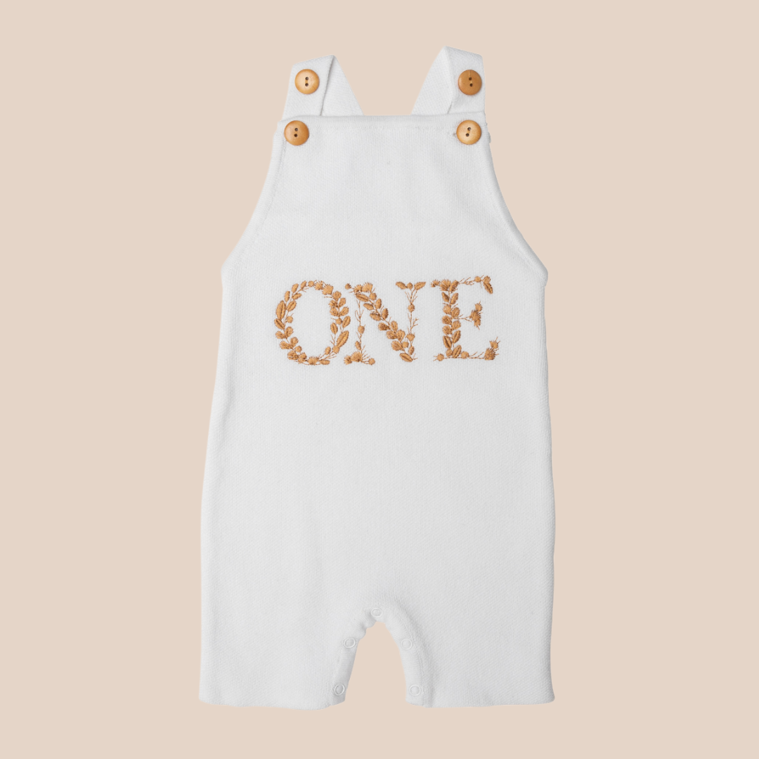 Birthday Romper - Milk